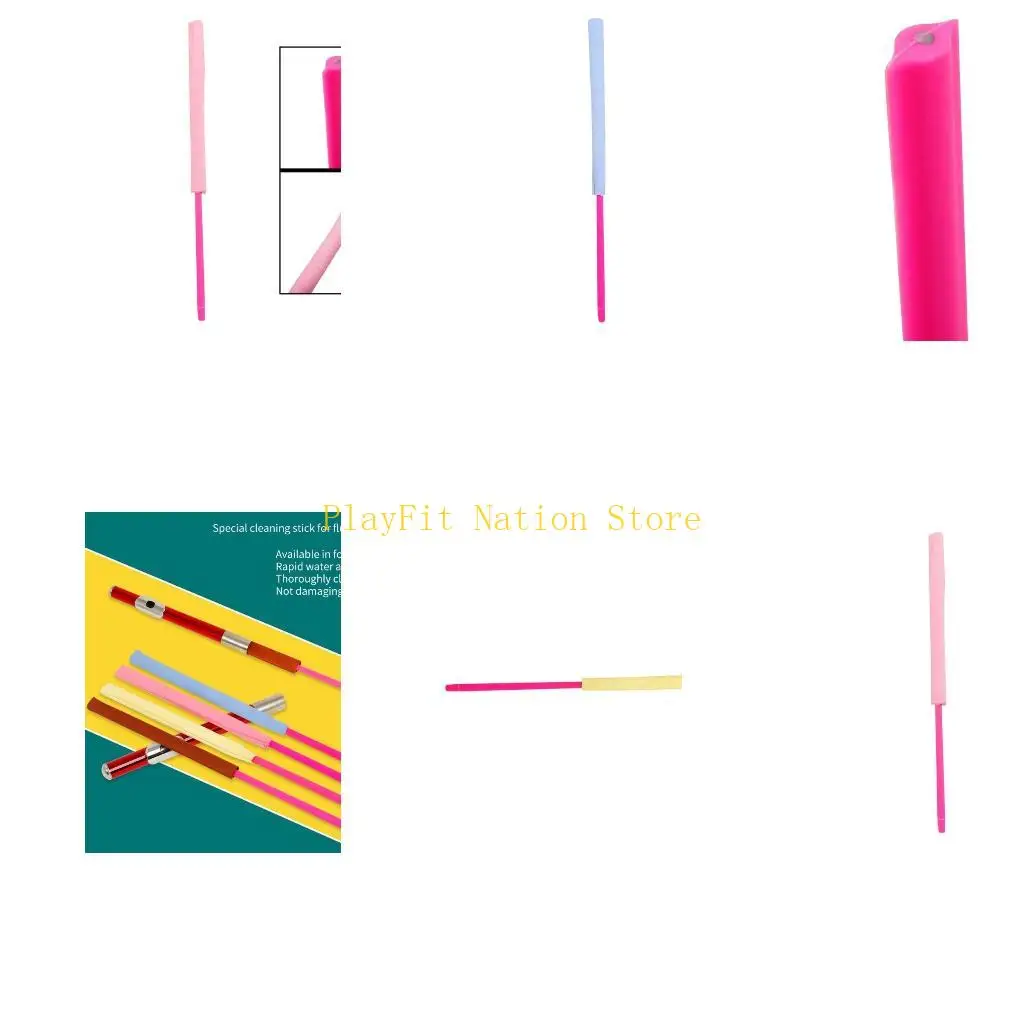 

242F Practical Flute Cleaning Brush Flute Cleaning Swab Brush Cleaner Flute Cleaning Rod Cloth Music Instrument Parts