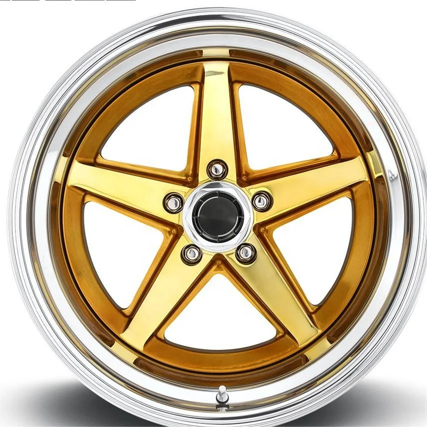 for   Custom New Type Double Color Forged High Strength Wheel 16/17/20/21 Inch deep concave dish 5X114.3 5X120 Passenger Car Whe