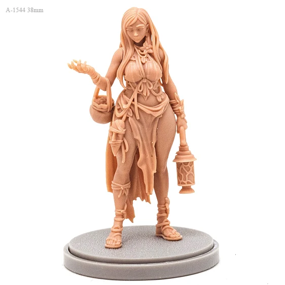 

38MM Resin model kits figure beauty colorless and self-assembled A-1544