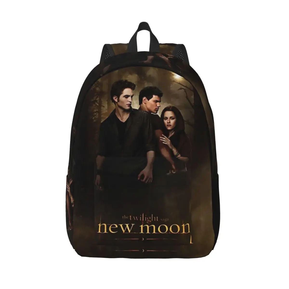 The Twilight Saga New Moon for Men Women Student School Bookbag Bella Edward Daypack Middle High College Outdoor
