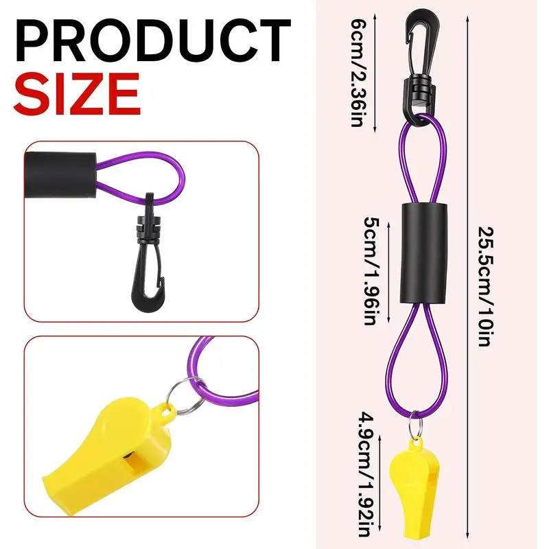 Floating Emergency Whistle with Safety Lanyard, Loud Marine Boat Signal Whistle for Kayaking, Boating, Sailing & Water Sports