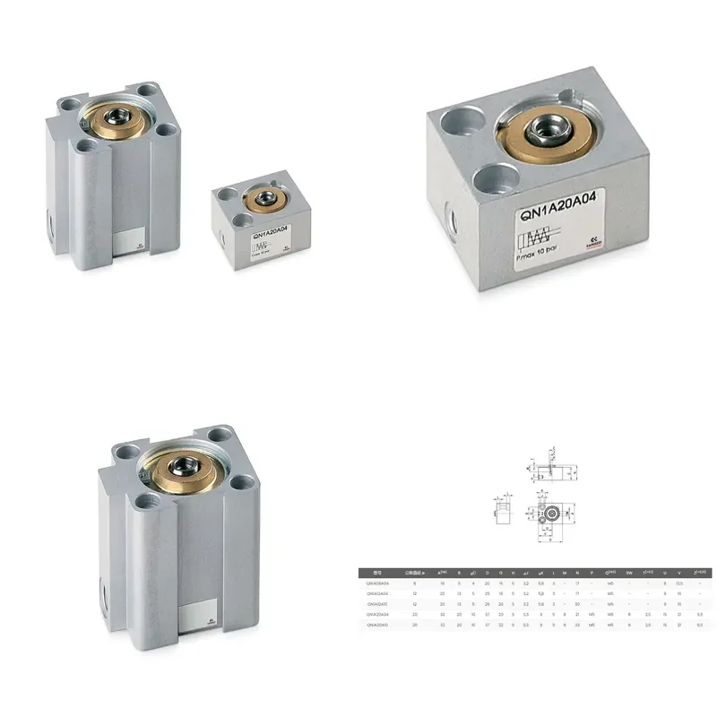 Camozzi QN Series Short Stroke Cylinders OEM Support