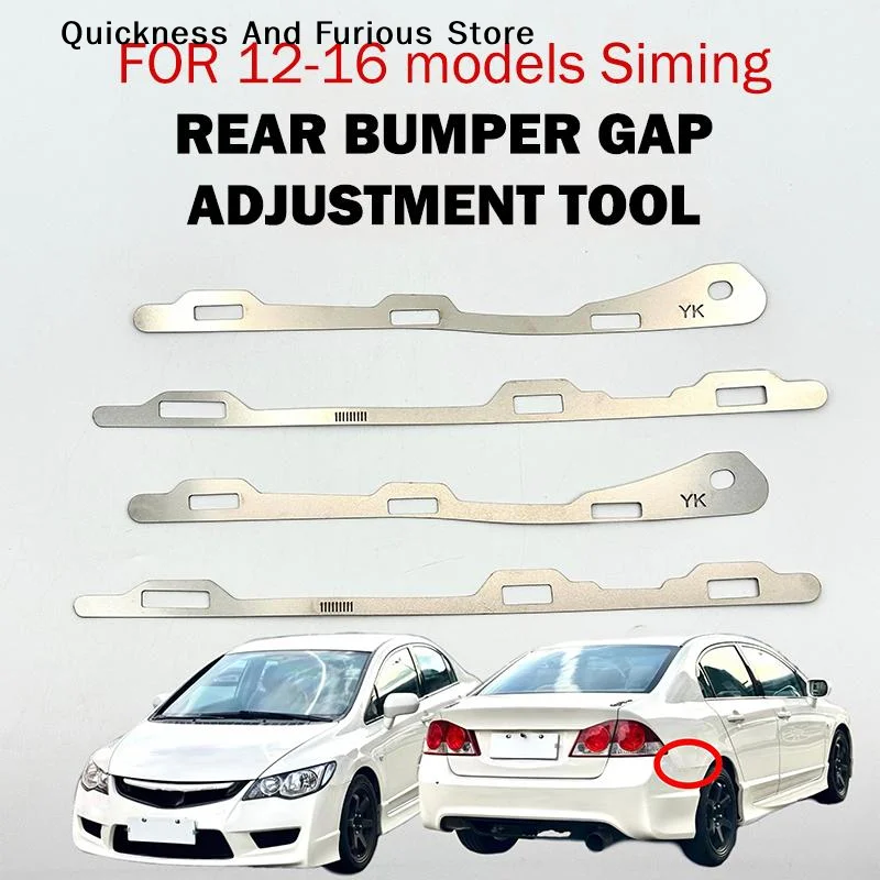 2Pcs Front Bumper Repair Metal Plate Buckle Broken Opening Rotten Buckle Repairer Bracket For Ciimo FD And Civic 8th 2012-2016