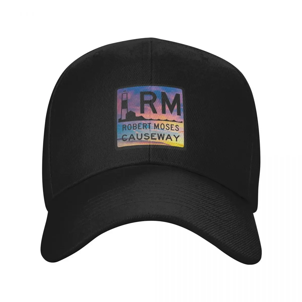 Robert Moses Causeway - Long Island Parkway Shield - Sunset Parkway Sign Baseball Cap Hat Luxury Brand hard hat For Man Women's