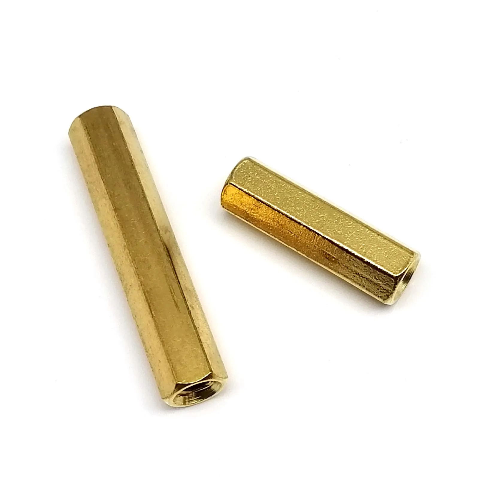 Massiver Messing-Kupfer-Abstandshalter M2 M2.5 M3 M4 M5 M6, lang, 2-80mm, Sechskant-Säule, weiblicher Abstandshalter für Leiterplatten und Motherboards – Detail 4