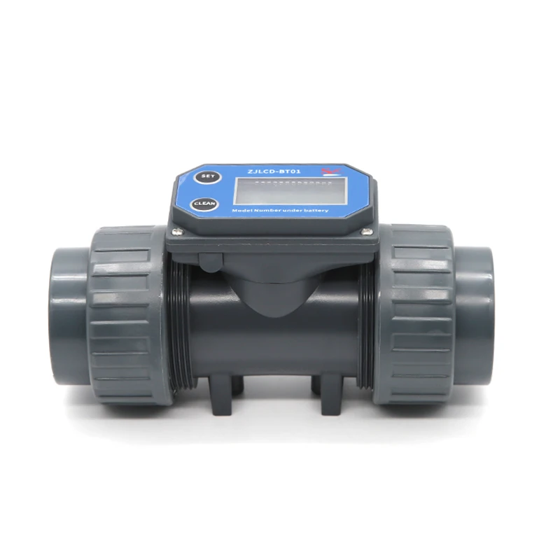 

DN25-80 LCD Digital Display Flowmeter ZJLCD-BT01 High flow electronic sewage pipe sensors Turbine Flow Meter For Farm/Garden Ir