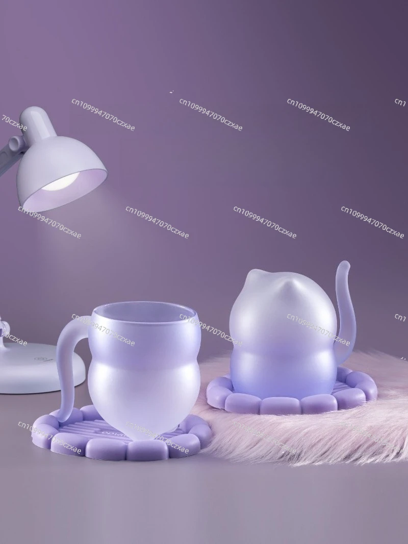 

Heat-resistant Glass Water Cup, Original Design Gift for Women's High-value Coffee Cup