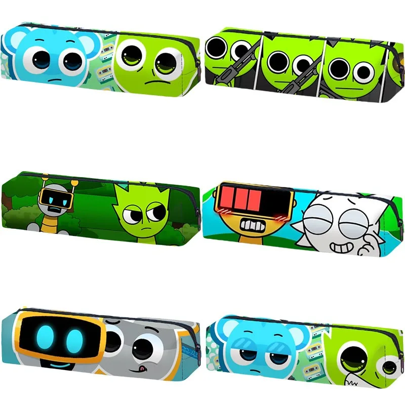 

Sprunki Fashion Pencil Case Colorful Pen Storage Bag Back To School Supplies Stationery Items for Students Desk Cute Accessories