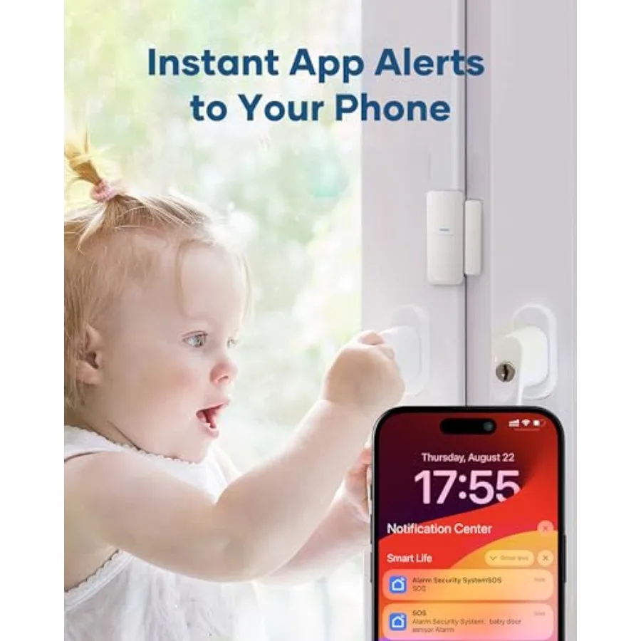 Wireless security system for house and apartment