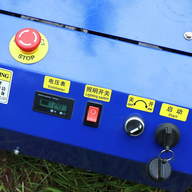 Customized  Remote Control Lawn Mower Remote Control Robot Crawler Lawn Mower Controlled From Distance