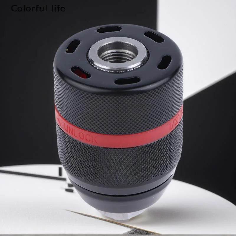 

Бесключевой металлический сверлильный патрон 2025 года с улучшенной рукояткой, самоблокирующимся храповым механизмом 13 мм и совместимым с резьбовыми инструментами 1/2-20UNF