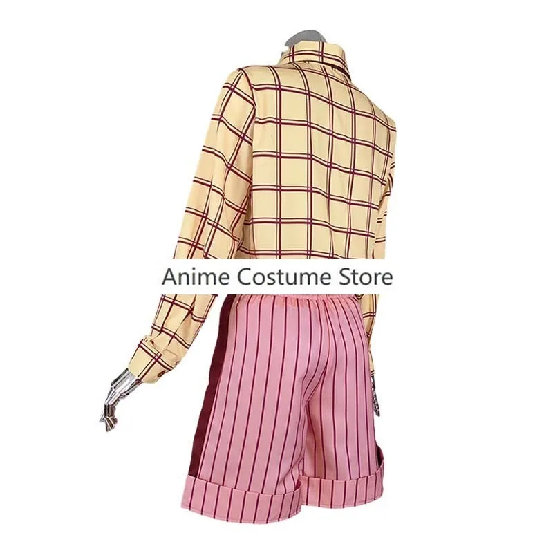 Akiyama Mizuki Pink Uniform Anime Game Cosplay Costume Suit Shorts Wig Anime Pink Lovely Suit Halloween Party Outfit for Girls