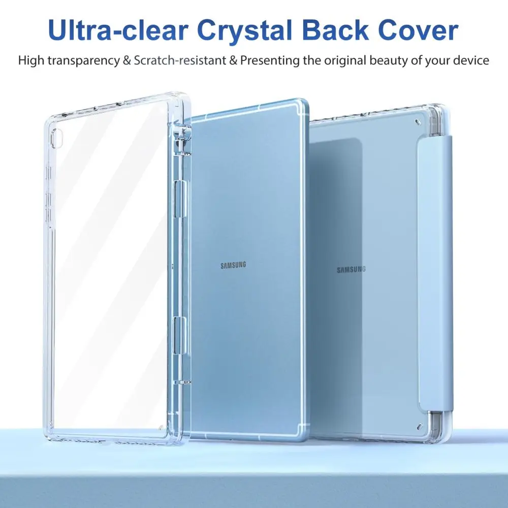 For Samsung Galaxy Tab Case for Tab S10/S9 Plus 12.4 for Tab S6 Lite 10.4 S7 S8 11 S7 FE S7/S8 Plus 12.4 A9 8.7 A9 Plus 11 Cover