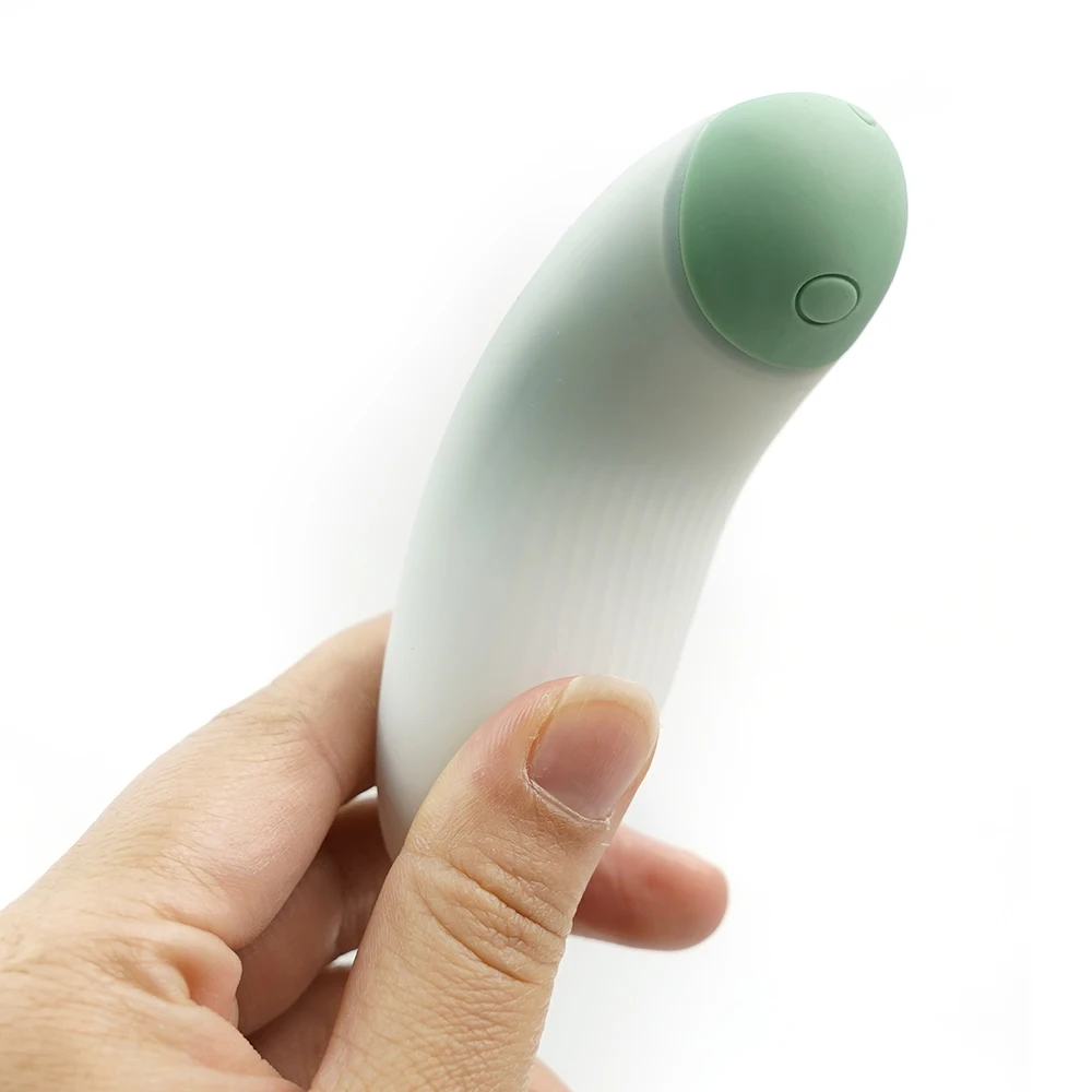 Wosilicone popular gradient design sex toys vibration leaf shape vibrator breast massager mini vibrator vaginal for women