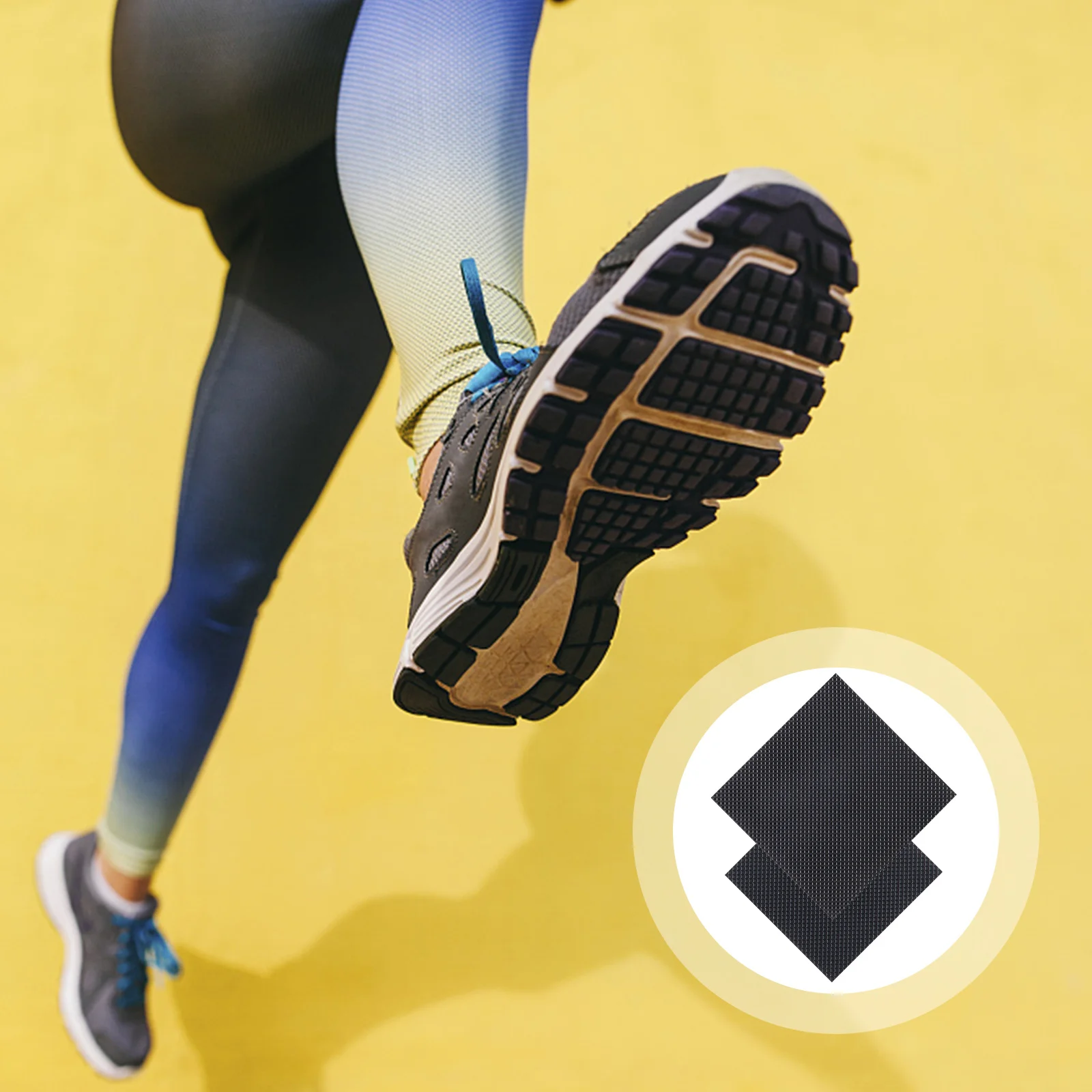 

20Pcs Anti-Slip Shoe Sole Pads Heel Noise Reduction Rubber Non-Skid Wear-Resistant Stickers for Sneakers Sports Children's Shoes