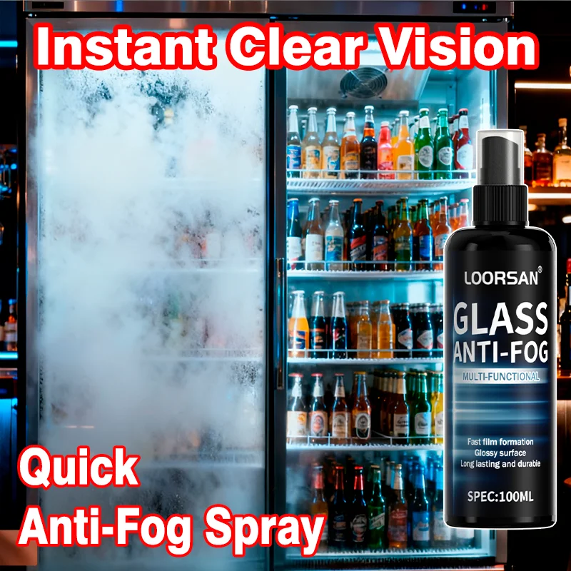 بخاخ زجاجي مضاد للضباب سعة 100 مل - مساعد في القيادة في الطقس البارد، يضمن رؤية واضحة، والسلامة على الطرق المبللة، وصيغة سريعة الجفاف #2