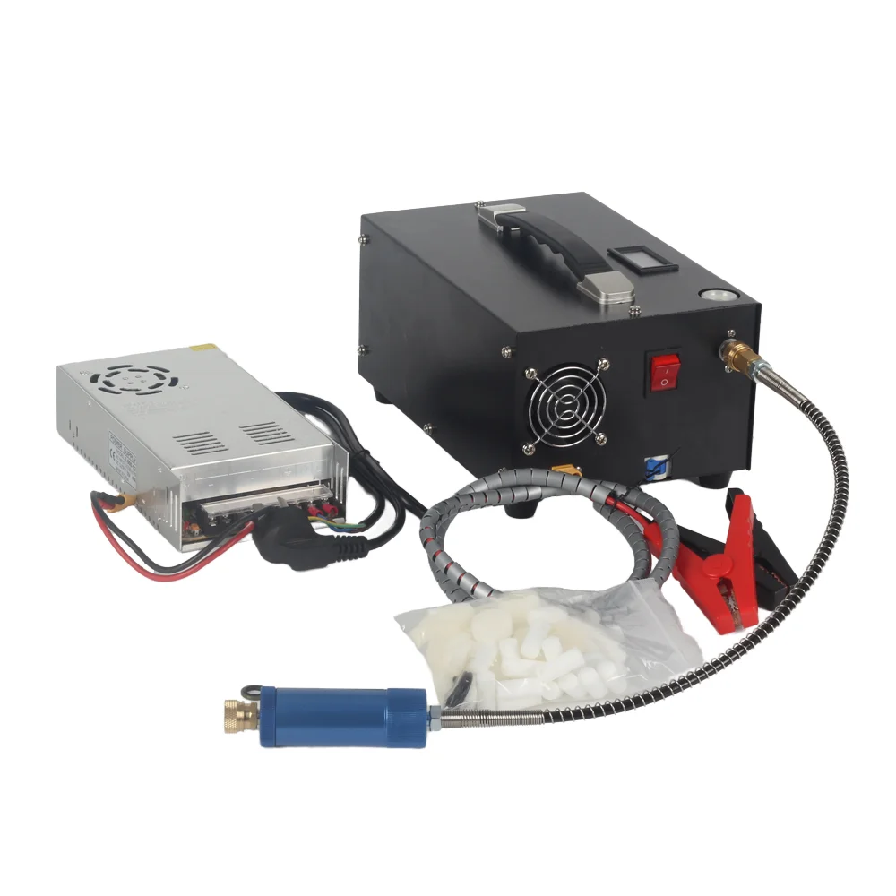 CHAOQIANG C201TM 12V DC Electric PCP Pump 30mpa 300bar 4500psi High Pressure Piston Pump for Paintball Refilling