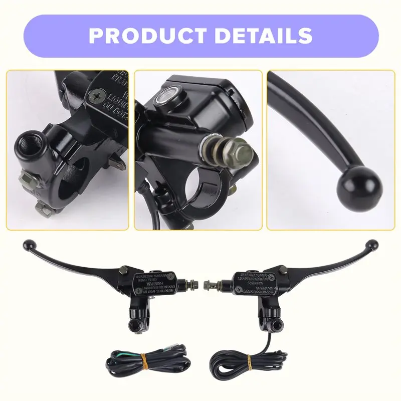 AEA6-Front Or Rear Brake Upper Pump With Brake Broken Wire For Citycoco Electric Scooter Accessories