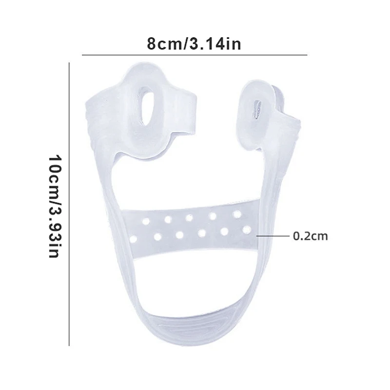 1 paio di correttori per alluce in Silicone separatore per dita Gel cuscinetti per avampiede bretelle ortopediche dita ortopediche alluce valgo distanziatori