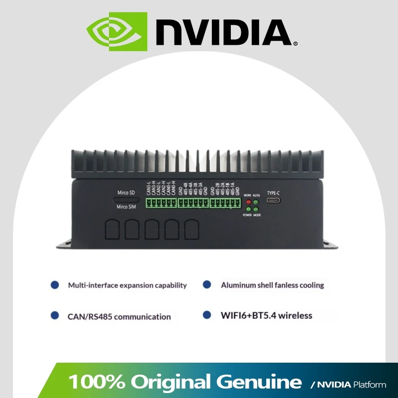 Neardi Edge AI Industrial Controller with NVIDIA Jetson Orin Nano, Smart Computing Box for Development and Embedded Applications view 3