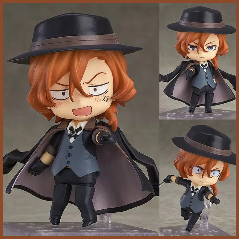 10cm Qversion Bungo Stray Dogs Nendoroid Ko Articulated Action Figures Model Kit Multiple Styles Desktop Model Ornament Toy Gift
