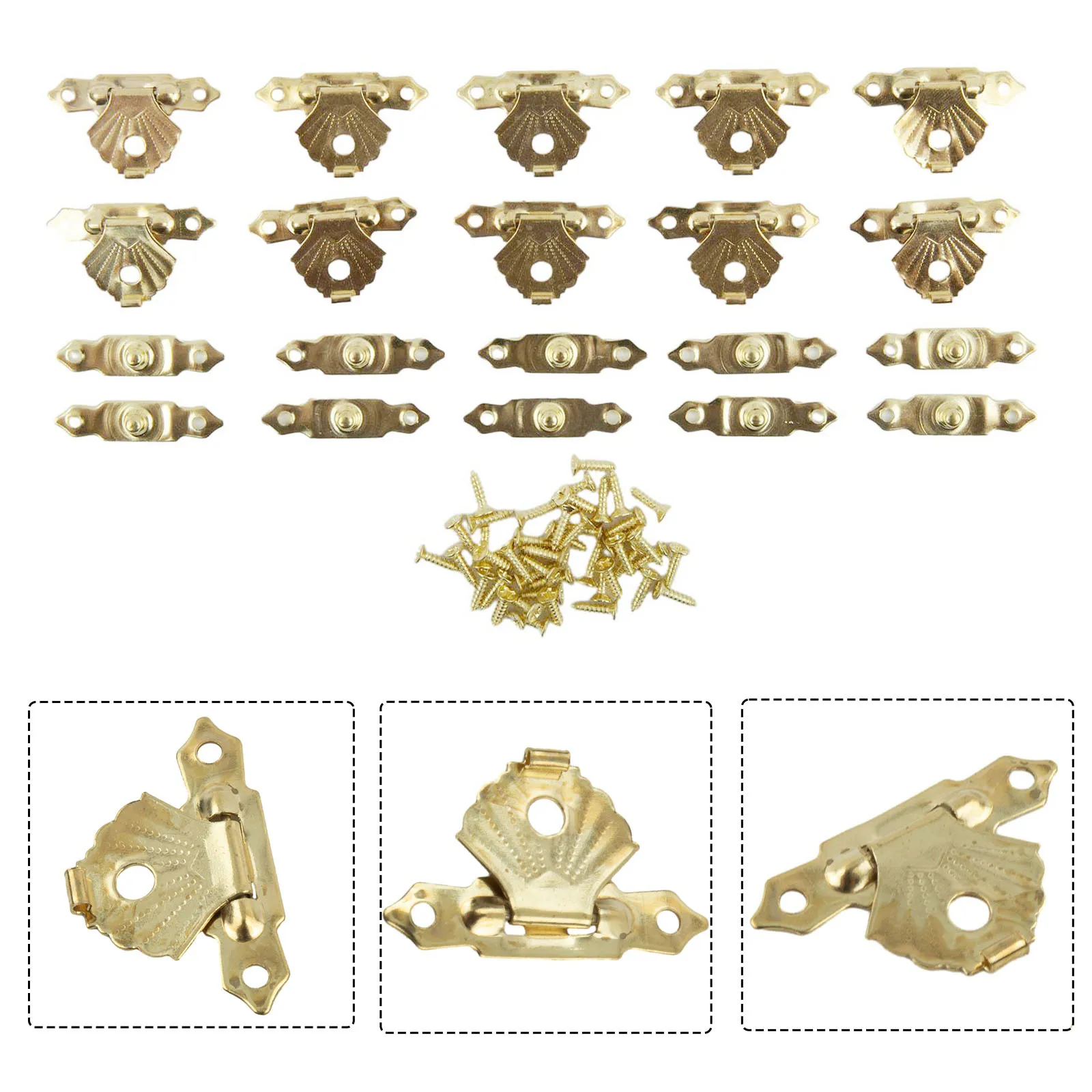 자물쇠 Hasps 래치 레트로 실버 30*18mm 걸쇠 잠금 나무 상자 골드 래치 후크 10pcs Hasps 래치 실용