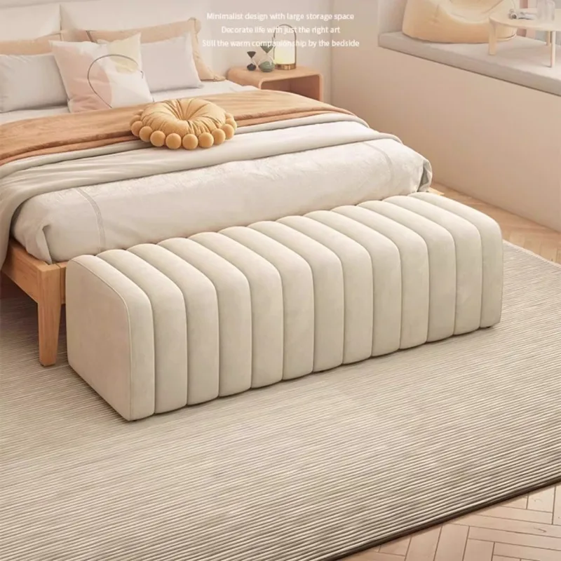 Multifunctional Low Stool Bench Entryway Shoe Changing Sofa Seat Bedroom End Vanity Ottoman Rest Long Footstool