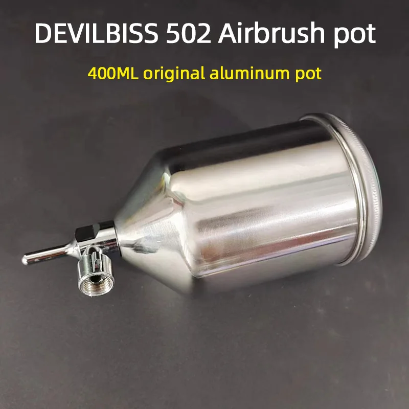 

Suitable For Japan DEVILBIS 502 Side Pot Spray Gun Stainless Steel Pot 400 Ml Paint Can Paint Container Accessories