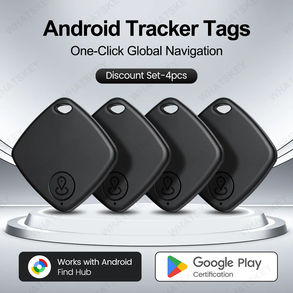 Google Mini Smart GPS Tracker Tag Bluetooth Locator Key Finder for Android Google Find My Wallet Pet Kids Wireless Tracking Tag
