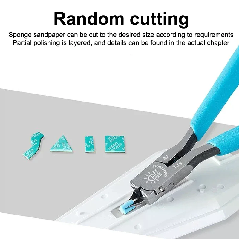 SS-S01 أو SS-S02 مجموعة إسفنجة الصنفرة لنموذج كومبو قوس طحن تلميع الصنفرة صنع أداة الرملي ورقة #5