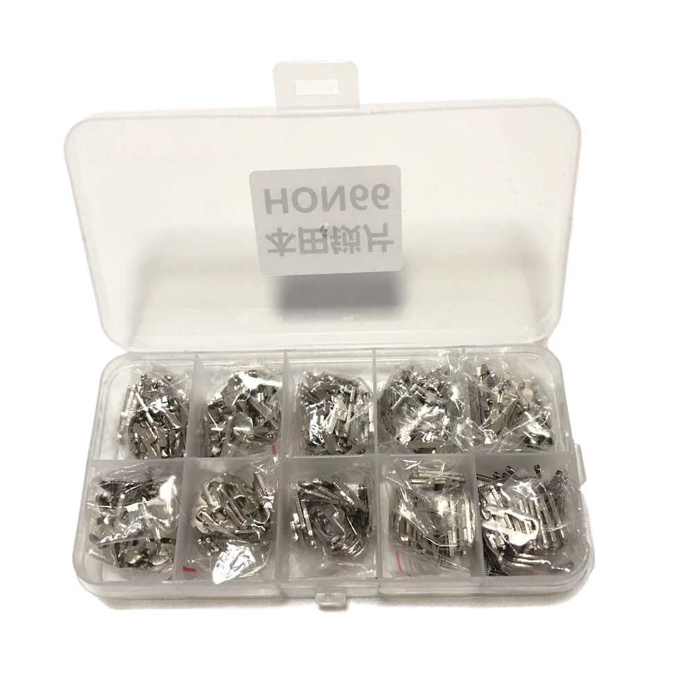 380pcs/lot Car Lock Plate For HONDA HON66 Lock Reed Auto Lock Repair Accessories Kits ( NO1-6 Each 50pcs NO1-4 Each 20pcs )