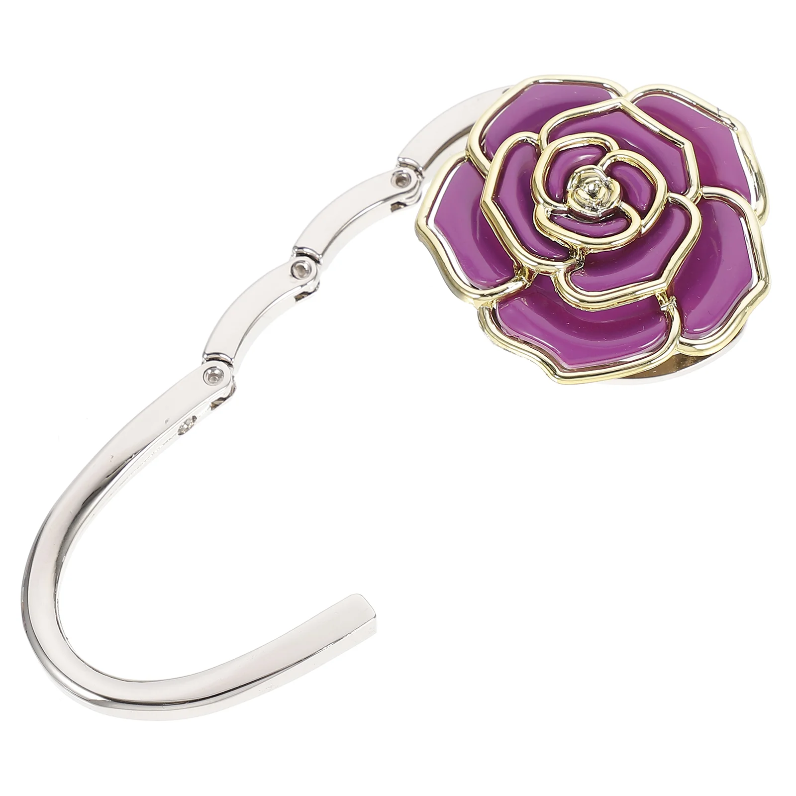 

Table Purse Holder Hook Restaurant Clothing Hangers Handbag Carabiner Heart Foldable