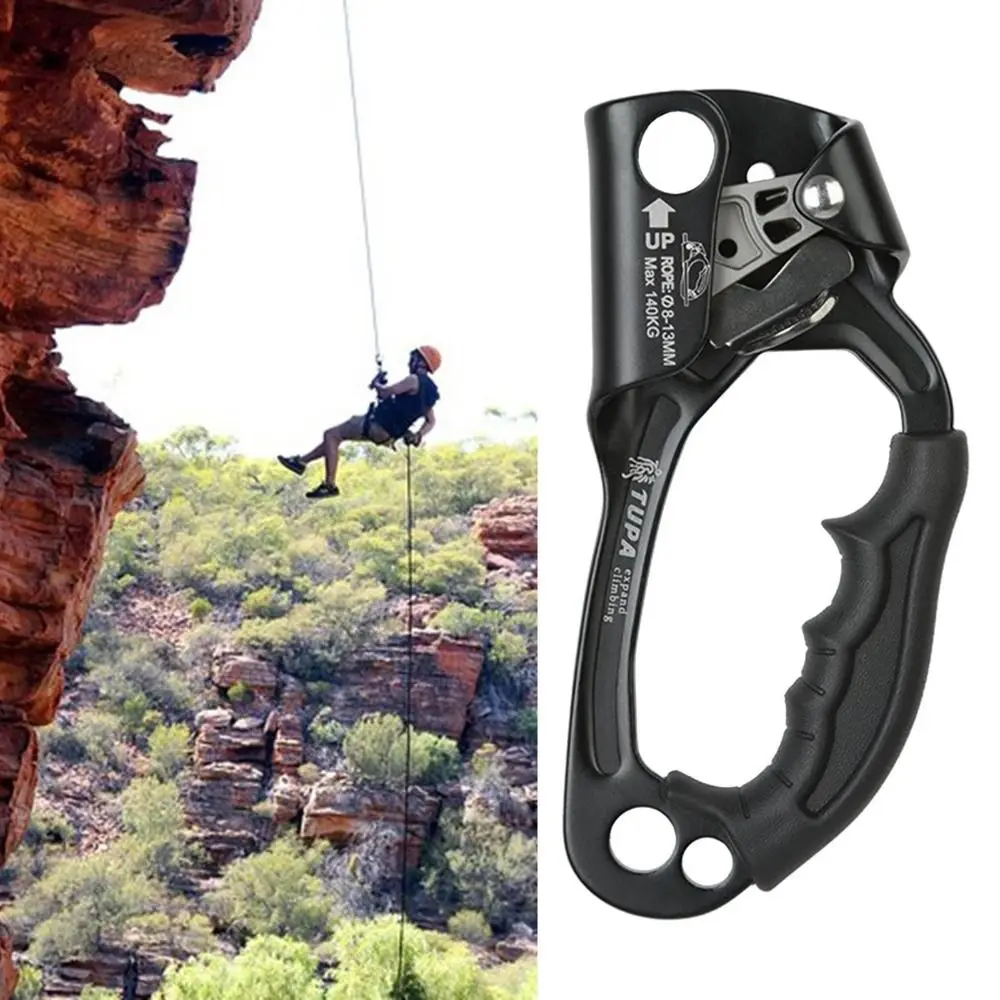 High-altitude Tools Rock Climbing Ascender Automatic Locking Anti Fall Design Mountaineer Handle Ascender Protective Equipment