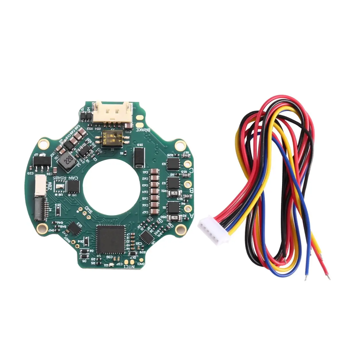DT89 NEW DHF50v2 DC Brushless Servo Motor Drive Board with Encoder and Inductive Driver with CAN Communication, Only for MHF5005