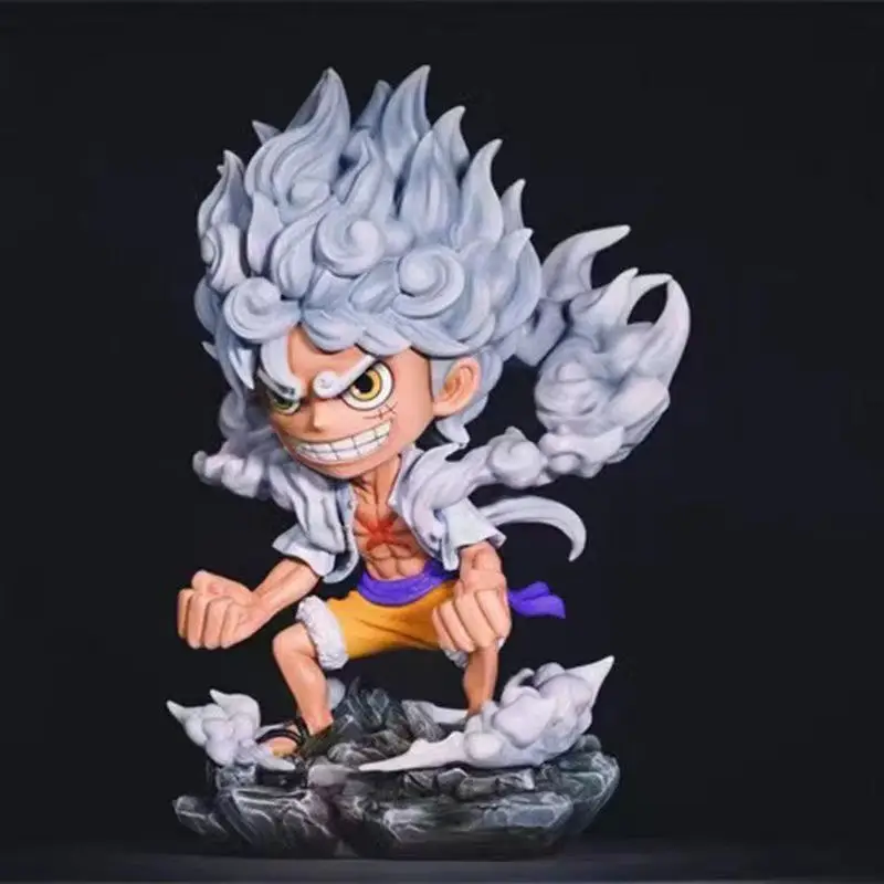 

New Luffy Figure Anime Periphery Nika Fifth Gear Cool Doll Desktop Bookshelf Model Ornaments Boxed For Boy Toys