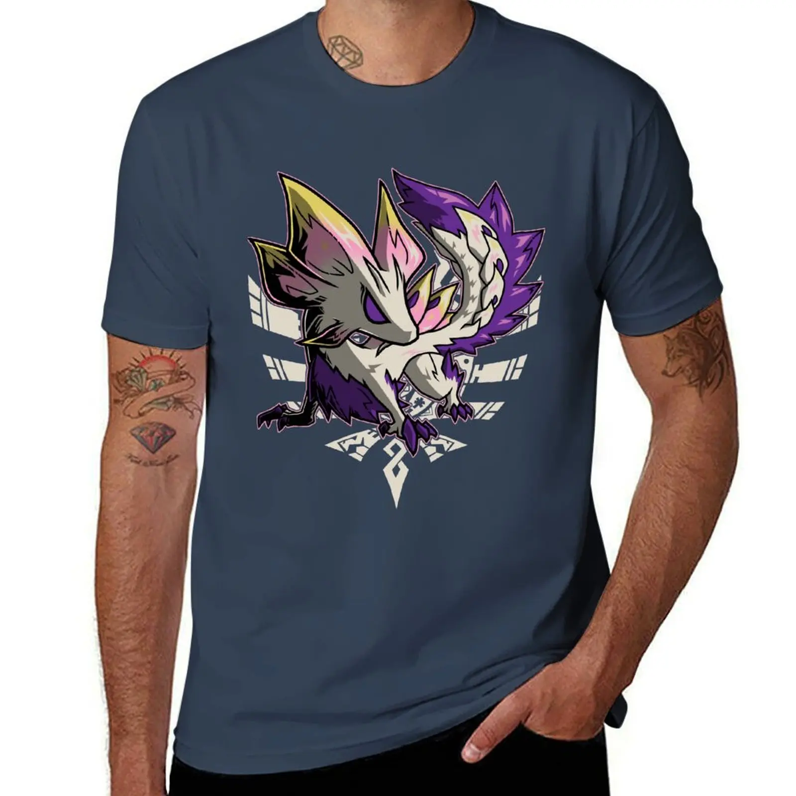 

Футболка Mizutsune Monster Hunter, мужская роскошная мужская футболка для мужчин, повседневные футболки для мужчин, футболки с рисунком