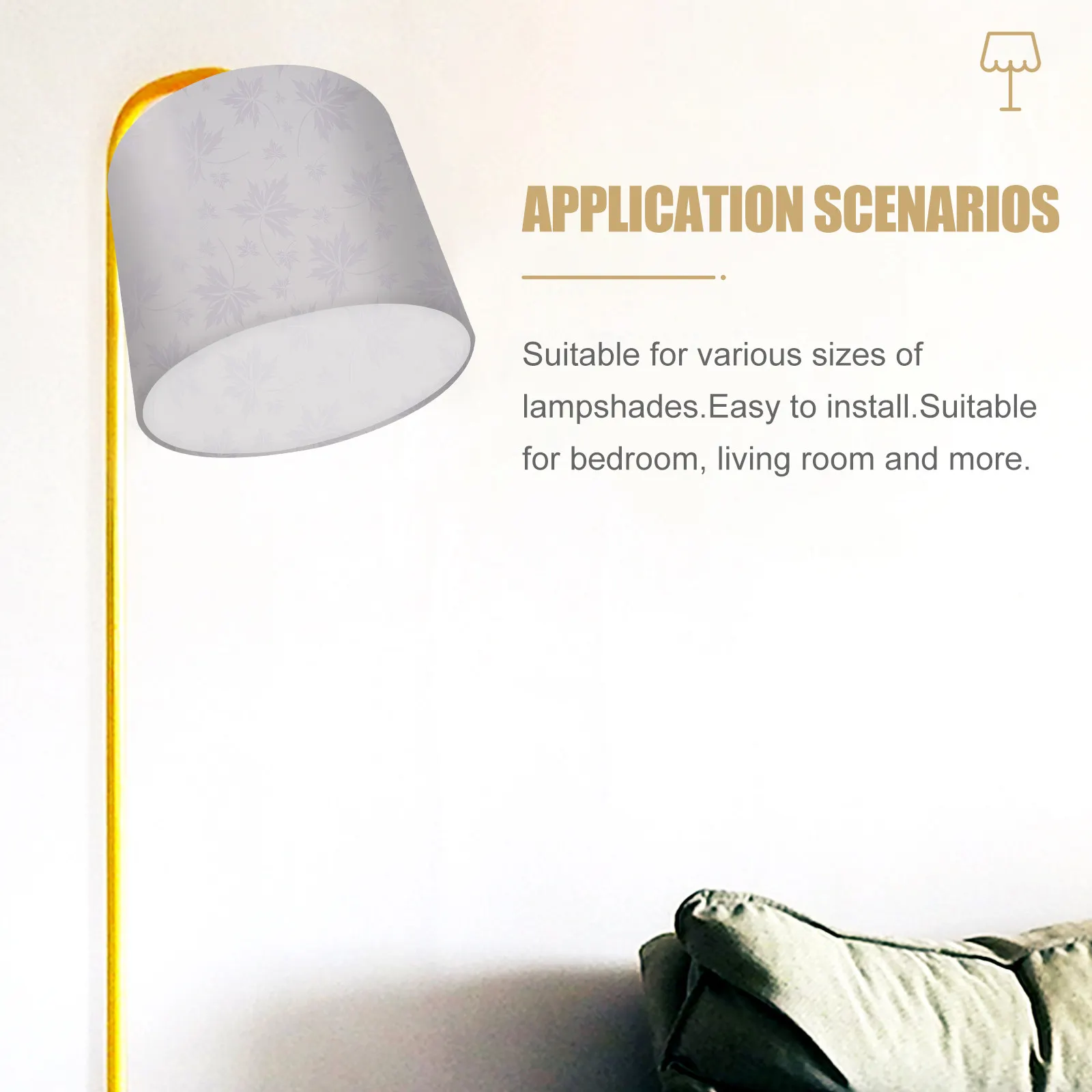 

2 рулона ПВХ-пленки для изготовления абажуров, для самостоятельного изготовления настольных, напольных и подвесных светильников, с элегантным узором, для домашнего декора и рукоделия