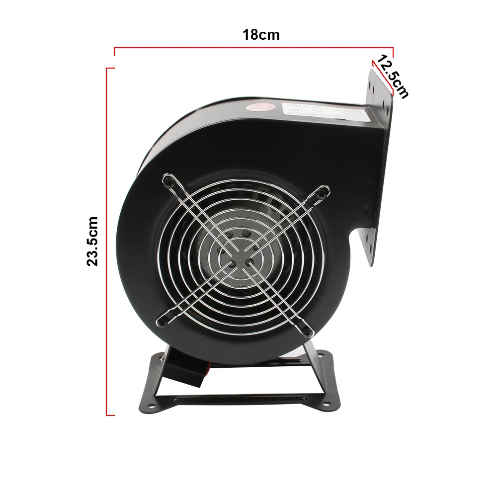 Imagem -03 - Pequena Poeira Exaustão Ventilador Elétrico Modelo Inflável Ventilador de ar Centrífugo 220v 110v 130flj5 120w