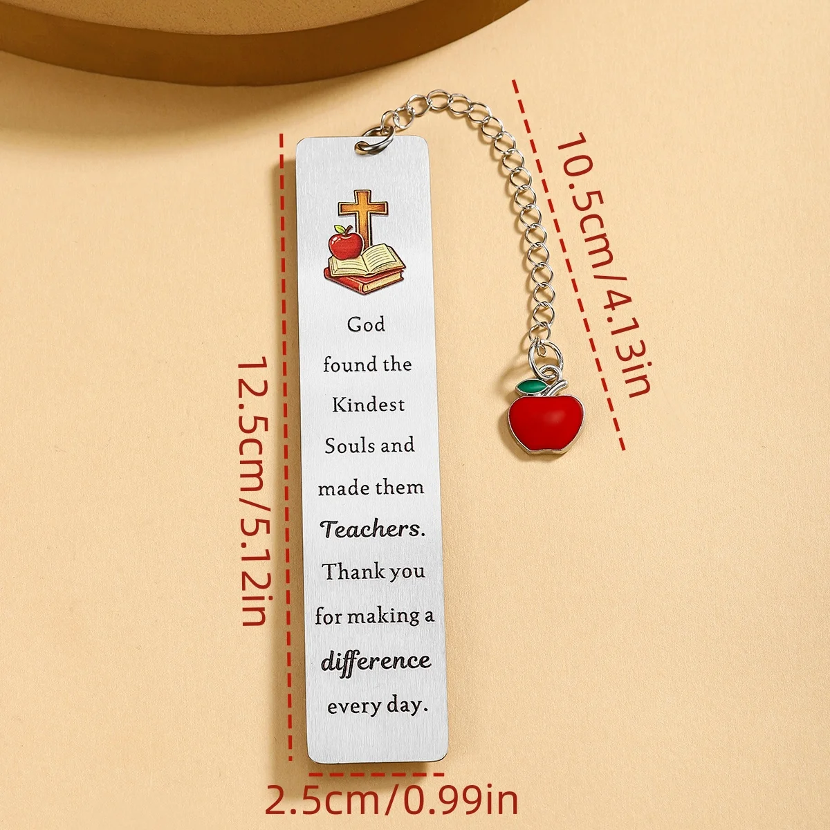 Christian Teacher Appreciation Gifts - Bookmarks for Women, End of Year & Teachers Graduation Retirement Back to School