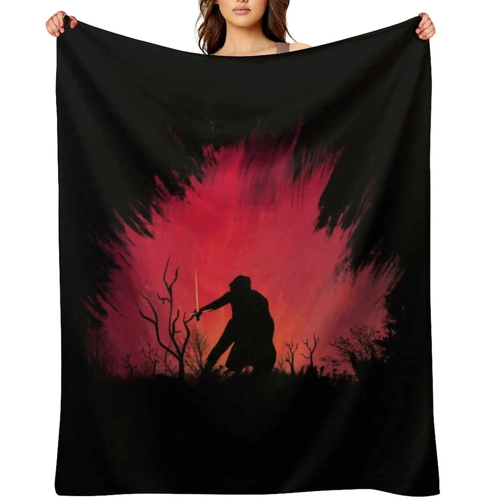 

Kylo Mustafar Throw Blanket Soft Plush Plaid Travel Single warm winter Blankets