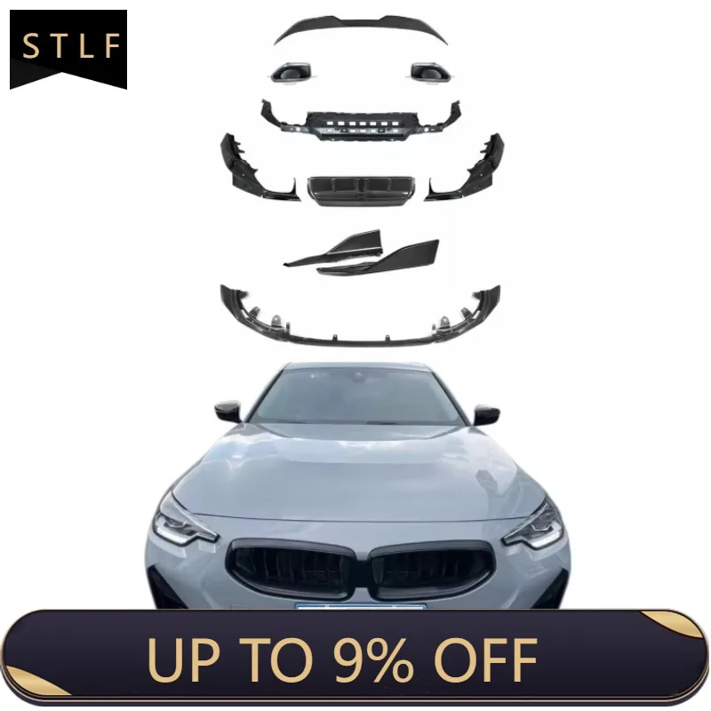 

Zuimi High-end G42 M240i Carbon Fiber MP Kit For 2 Series COUPE G42 Rear Wing Spoiler Front Lip Front Shovel Tail Lip Side S