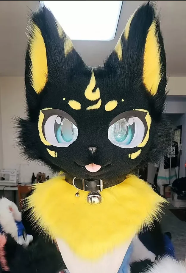 Pluche fursuit Husky mascotte kostuum hoofddeksel Volwassen vos kinder Halloween Cosplay vermomde commerciële show