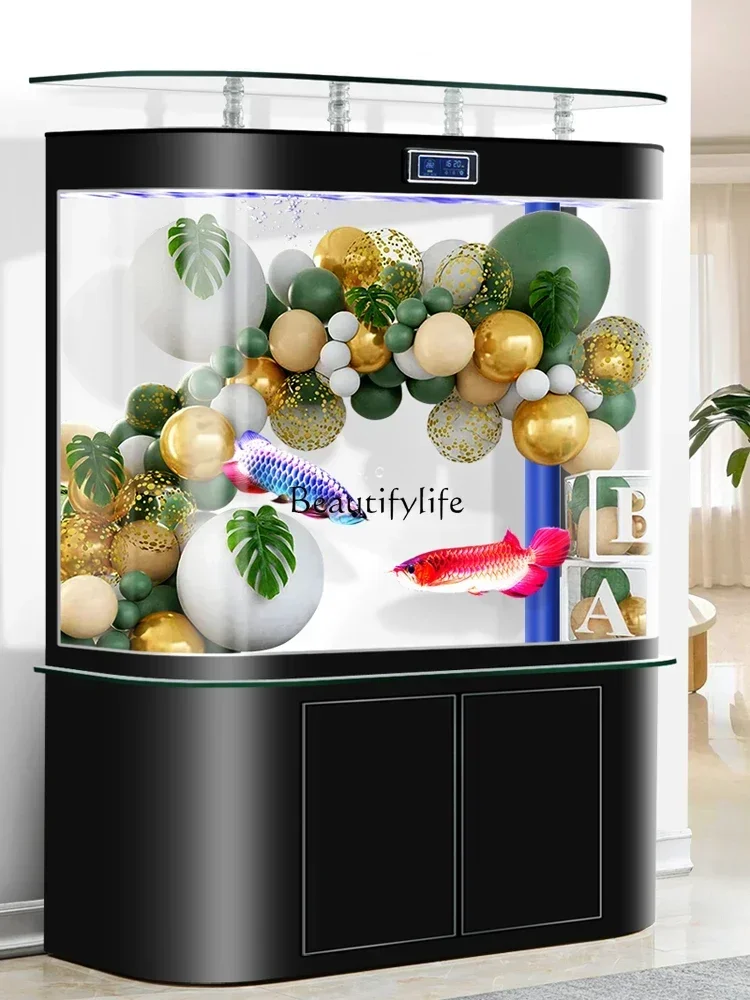 

LD33Self-Circulating Ecological Bottom Filter Fish Tank Living Room Home Medium and Large Floor Light Luxury Change Water
