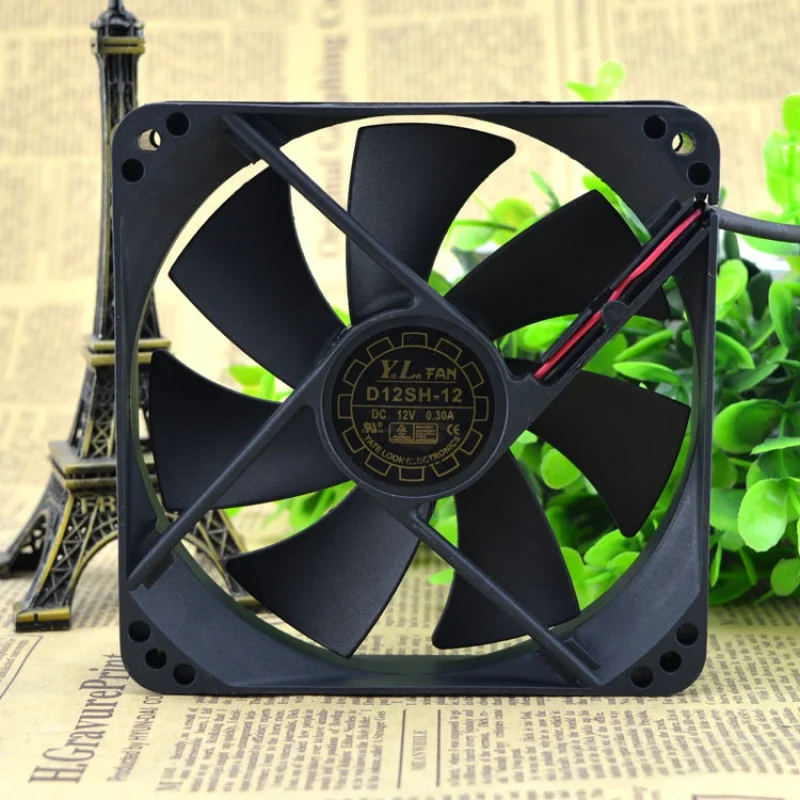 

D12SM-12 12cm 12V Silent Power Fan 120*120*25MM D12SM12