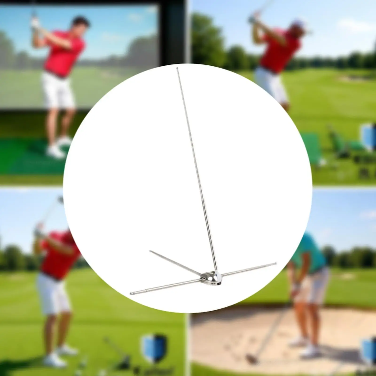 

Golf Swing Training Rod Foldable Club Alignment Stick Trainer Tool for Indoor Outdoor Golf Practice Sessions