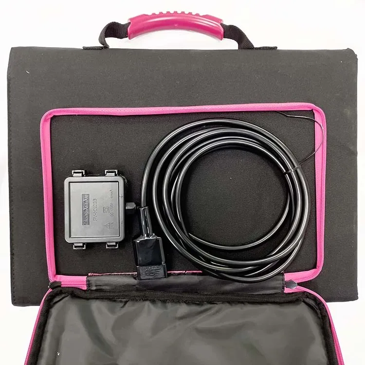 2025 رائجة البيع المحمولة الشمسية EV شاحن سيارة 200 واط ETFE طوي لوحة PV بطانية للسفر في حالات الطوارئ