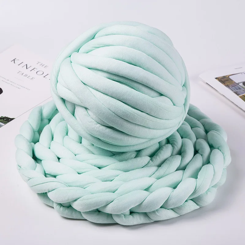 

500g Chunky Yarn Super Soft Washable Super Bulky Giant ForArm Knitting DIY Throw Sofa Bed Blanket Pillow Pet Bed and Bed Fence