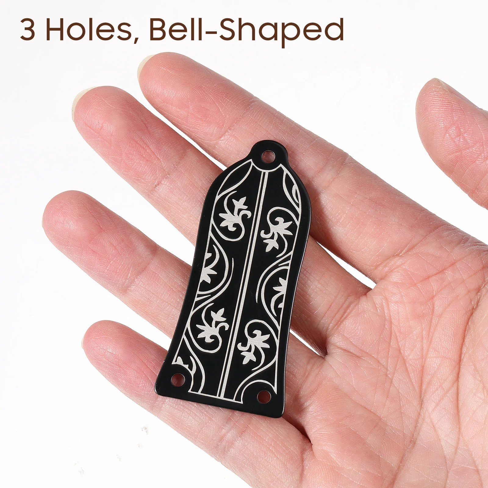 GR34 Truss Rod Shape Case For Electric Guitar (Black) truss rod cover guitar truss rod cover abalone truss rod cover