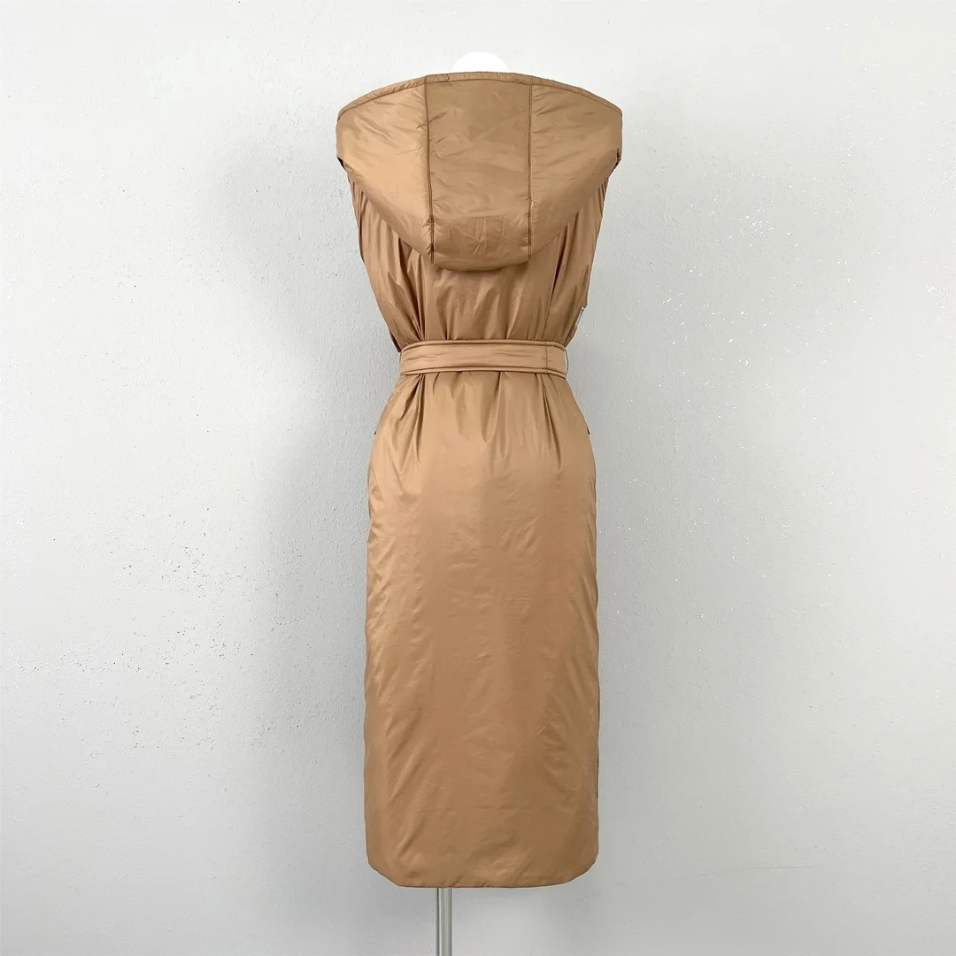 2025 ملابس نسائية عصرية من الصوف والقطن سترة نحيفة شتاء جديد 1105 #5