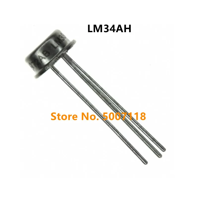 LM34AH  Metal TO-46 package flat head DIP-3  100% New